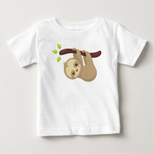 Cute Sloth, Little Sloth, Baby Sloth, Lazy Sloth Baby T-Shirt