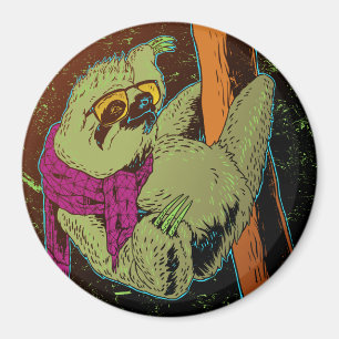 Cute Sloth Magnet