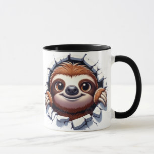 Cute sloth mug