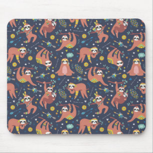 Cute Sloth Pattern Mouse Pad