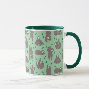 Cute Sloth Pattern Mug