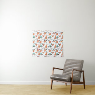 Cute Sloth Pattern Tapestry
