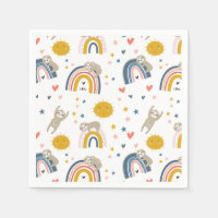 Cute Sloth Rainbow