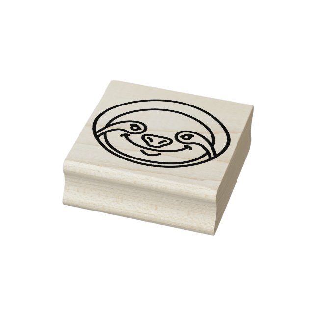 Cute Sloth Rubber Stamp (Stamp)