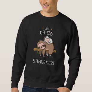 Cute sloth sheep sleep for men and women sweatshirt