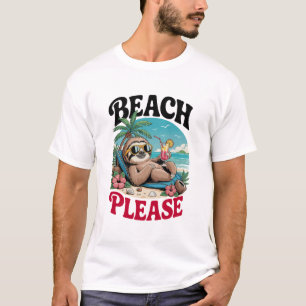Cute Sloth Summertime T-Shirt