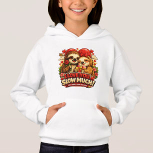 Cute Sloth Valentine’s Day Love Design, I Love You