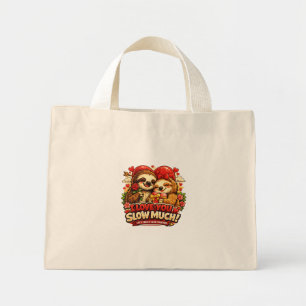 Cute Sloth Valentine’s Day Love Design, I Love You Mini Tote Bag