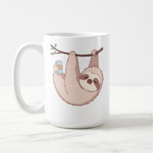 Cute Sloth Women's T-Shirt Funny Lazy Animal Gift Coffee Mug
