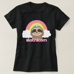 Cute Slothicorn Rainbow Sloth Unicorn TShirt
