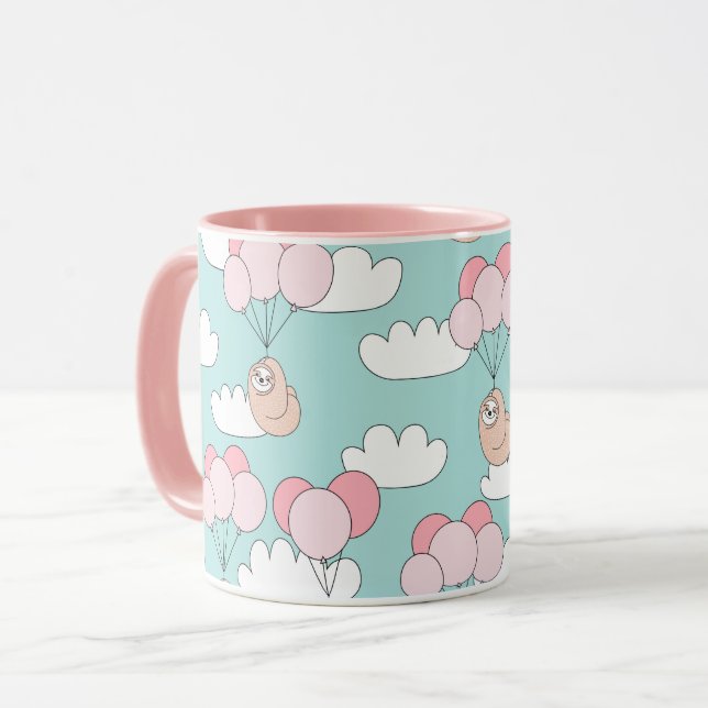 Cute Sloths Mug (Front Left)