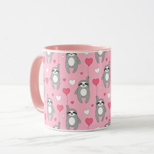 Cute Sloths Mug (Front Left)