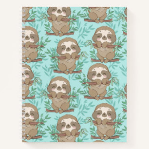 Cute Sloths Notebook