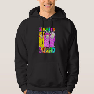 Cute Slumber Party Squad Girls Sleepover Sloth Lla Hoodie