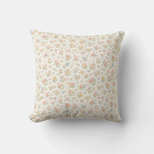 Cute Small Ditsy Floral Seamless Pattern Cushion