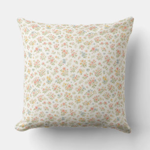 Cute Small Ditsy Floral Seamless Pattern Cushion