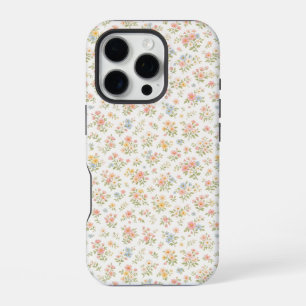 Cute Small Ditsy Floral Seamless Pattern iPhone 16 Pro Case