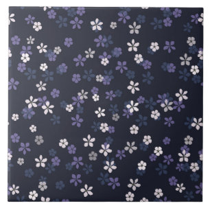 Cute Small Flowers Ceramic Tile