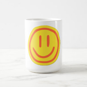 Cute Smile Face Positive Happy Emoji Design Coffee Mug