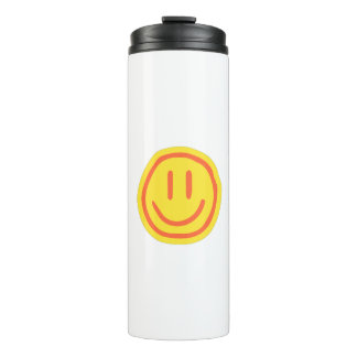 Cute Smile Face | Positive Happy Emoji Design Thermal Tumbler
