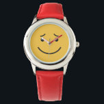 Cute Smile watches<br><div class="desc">Original image by freepik.com (used with license),  modified by me. See my store for more items with emoticons.</div>
