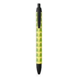 Cute Smiley Frog Black Ink Pen