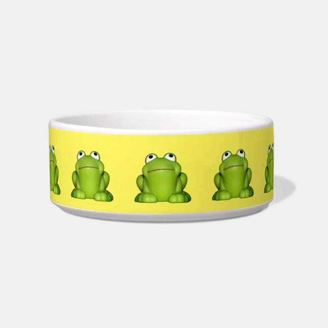 Cute Smiley Frog Bowl (Front)