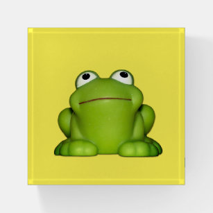 Cute Smiley Frog Paperweight