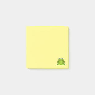 Cute Smiley Frog Post-it Notes