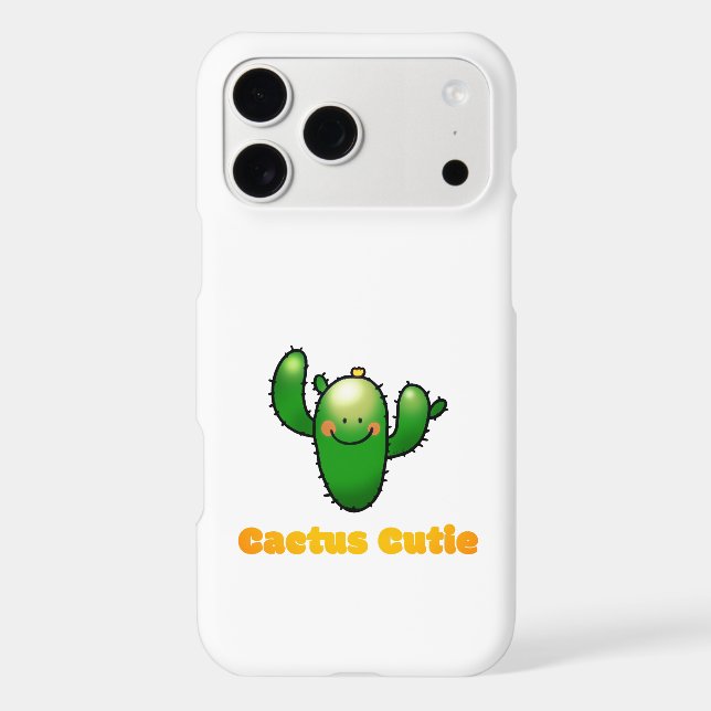 Cute Smiling Cactus Illustration (Back)