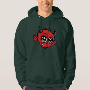 Cute Smiling Cartoon Devil Hoodie