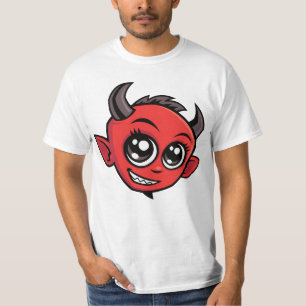 Cute Smiling Cartoon Devil T-Shirt
