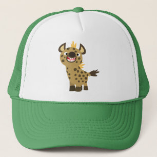 Cute Smiling Cartoon Hyena Hat