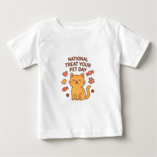 Cute Smiling Cat Shirt | National Treat  Pet Day