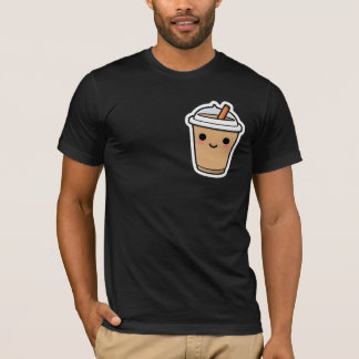 Cute Smiling Coffee Cup Kawaii Sticker T-Shirt