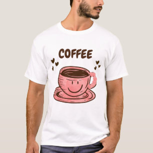 Cute Smiling Coffee Cup T-Shirt