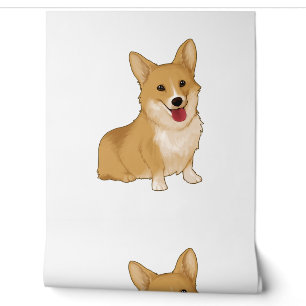 Cute smiling corgi wallpaper