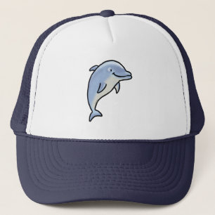 Cute Smiling Dolphin Trucker Hat
