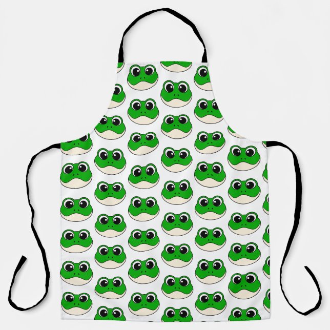 Cute Smiling Frog Apron (Front)
