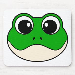 Cute Smiling Frog Mouse Pad