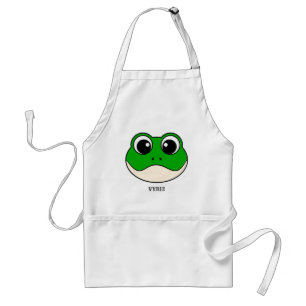 Cute Smiling Frog Standard Apron