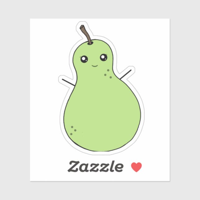 Cute Smiling Fruit Sticker (Sheet)