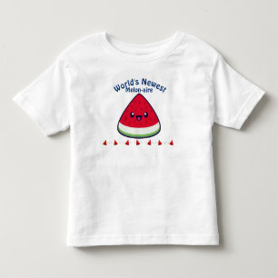 Cute Smiling Kawaii Watermelon Toddler T-Shirt