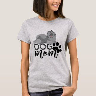 Cute Smiling Keeshond Dog Mum Graphic T-Shirt