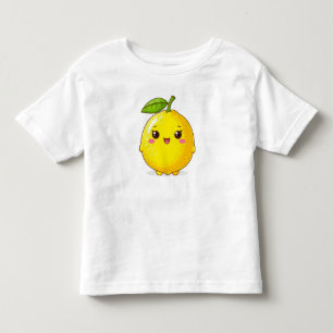 Cute Smiling Lemon Character Toddler T-Shirt