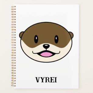 Cute Smiling Otter Planner