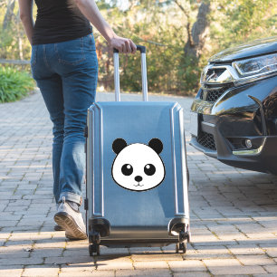 Cute Smiling Panda Sticker – Adorable Animal Decal