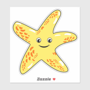 Cute smiling Starfish