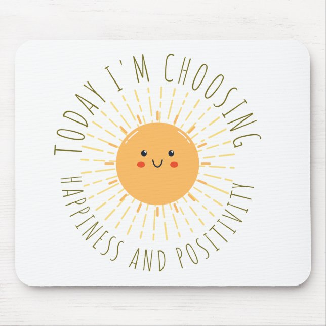 Cute Smiling Sun  Mouse Pad (Front)