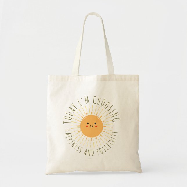 Cute Smiling Sun  Tote Bag (Front)